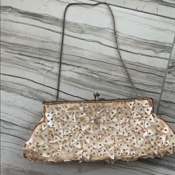 Vintage beaded canvass bag - Picture 1 of 5